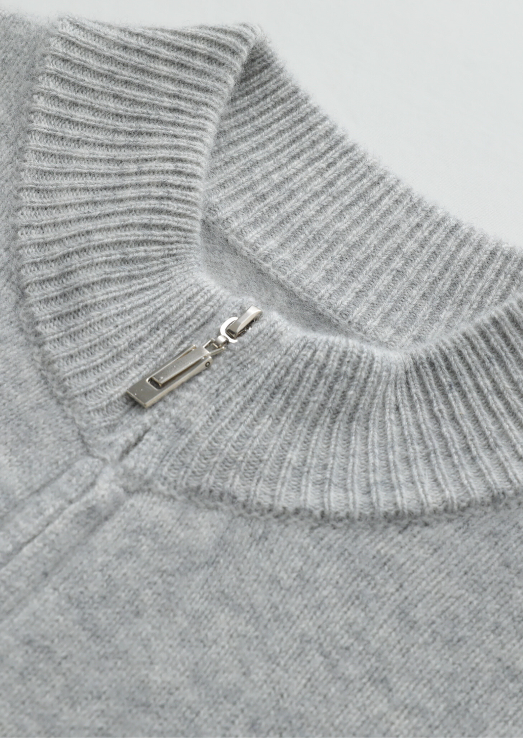 PURE EXTRA-FINE MERINO WOOL LUZZO SET - LIGHT GRAY