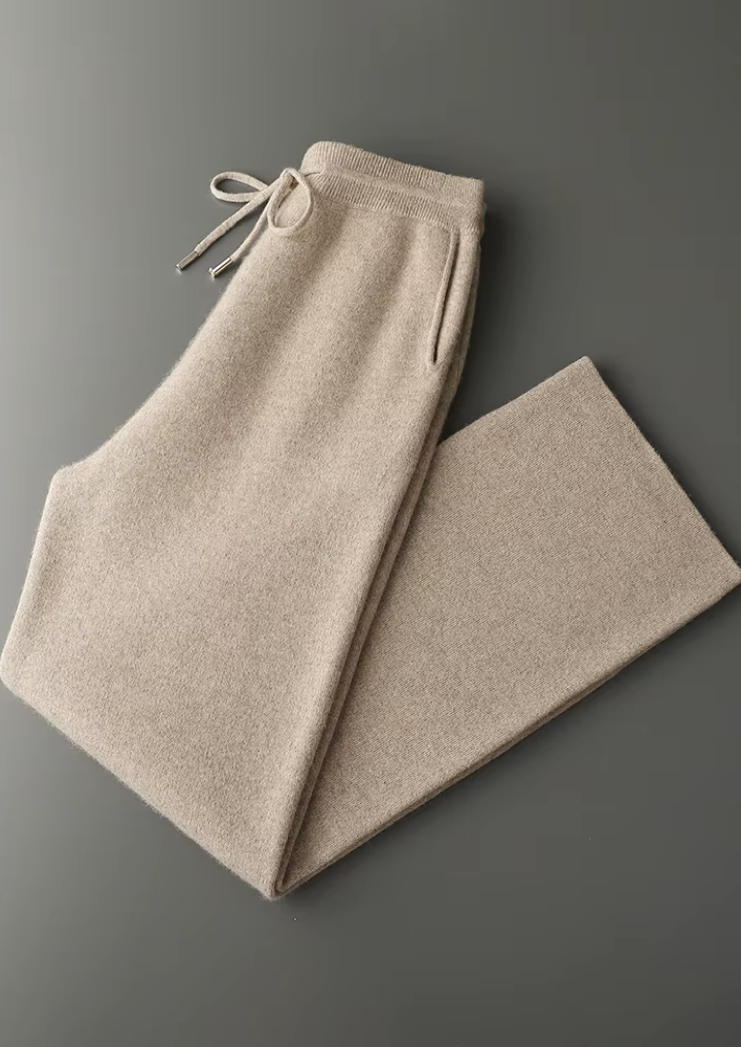 PREMIUM CASHMERE RELAXED TROUSERS