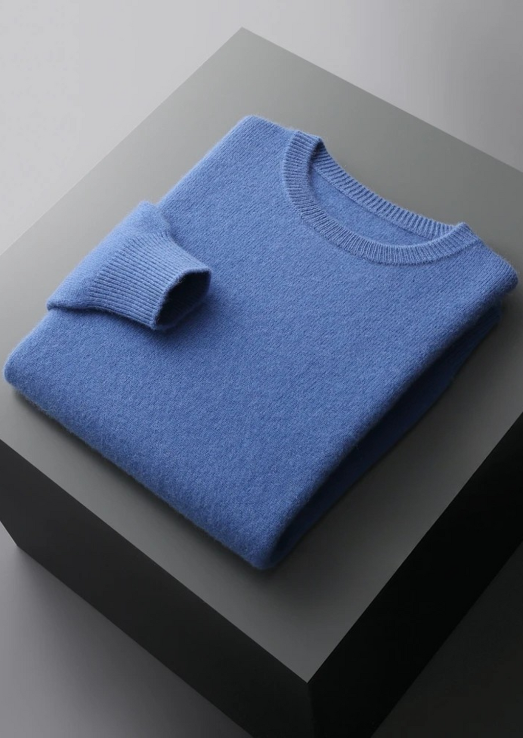 PURE EXTRA-FINE MERINO WOOL CLASSIC CREWNECK