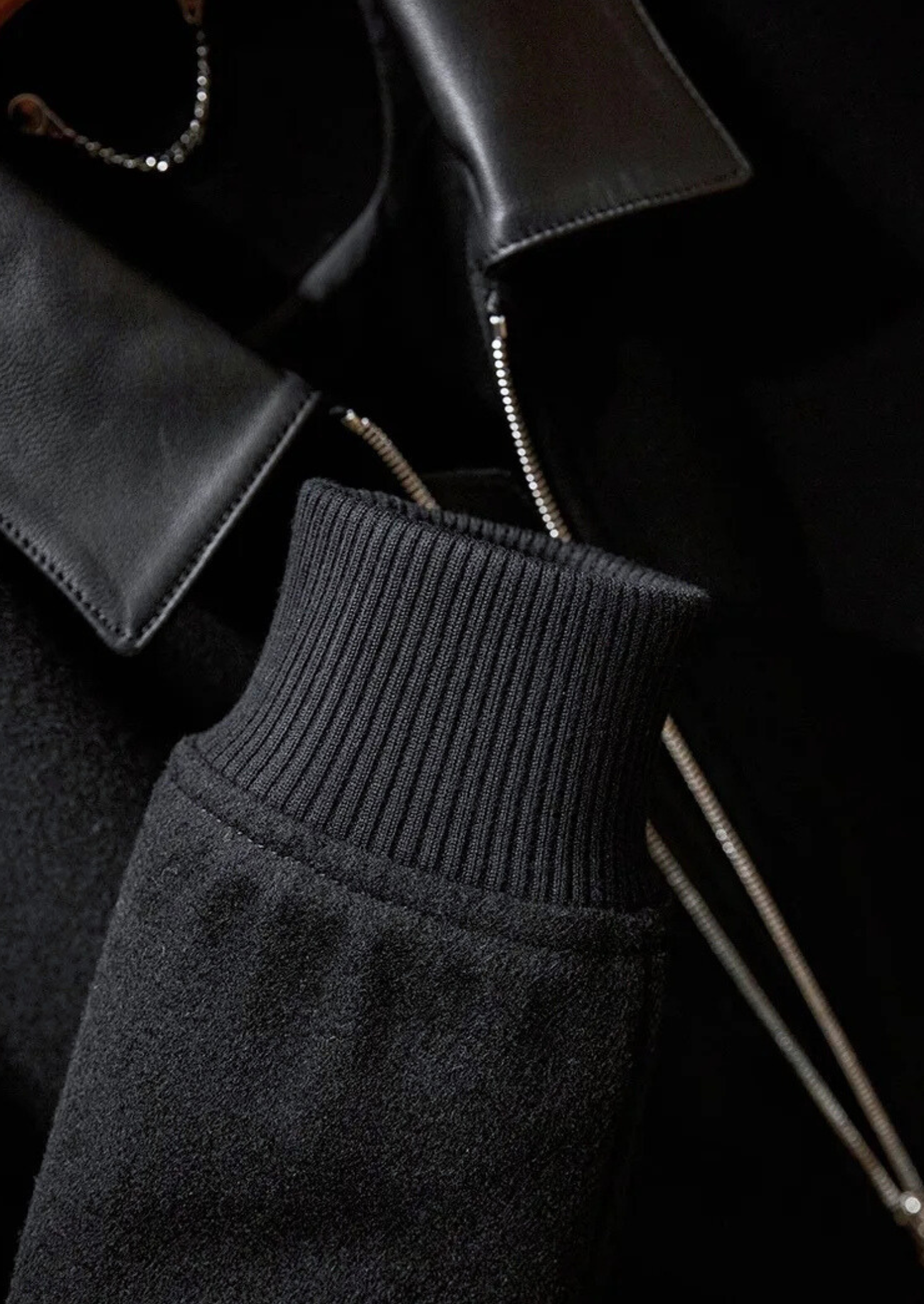 PREMIUM CASHMERE BOMBER JACKET