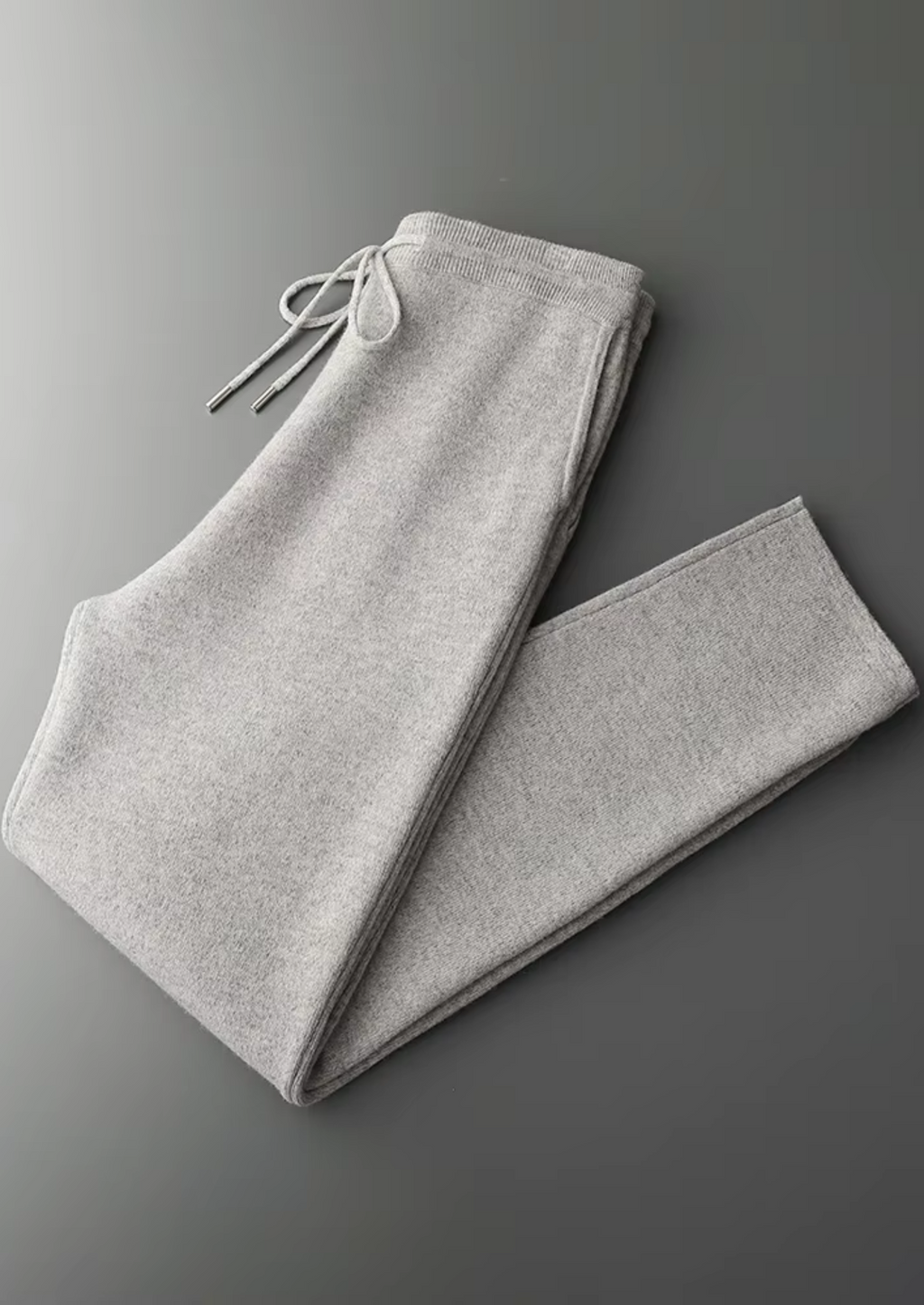 PURE EXTRA-FINE MERINO WOOL LEISURE TROUSERS