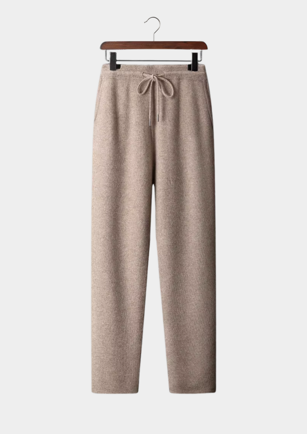 PURE EXTRA-FINE MERINO WOOL LEISURE TROUSERS