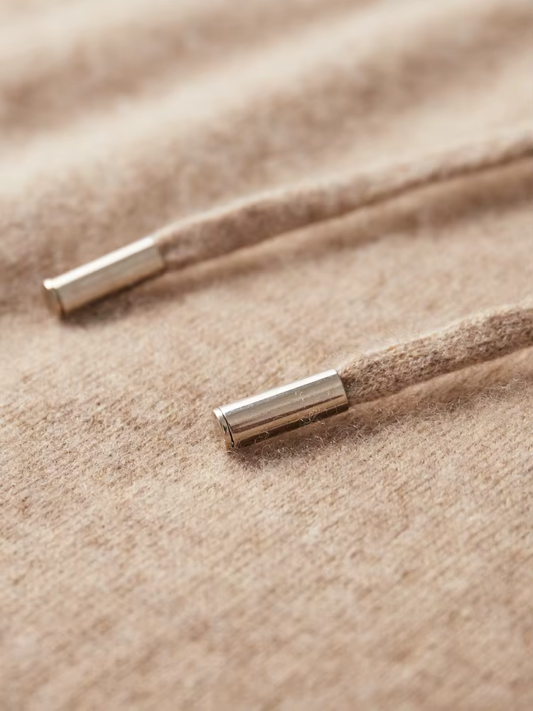 PURE EXTRA-FINE MERINO WOOL LEISURE HOODIE