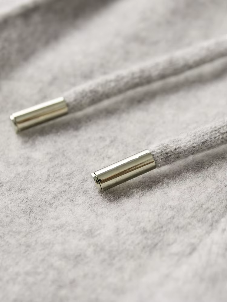 PURE EXTRA-FINE MERINO WOOL TWO TONE SET